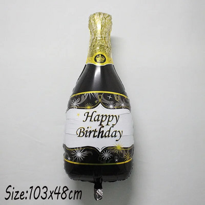 3D Happy Bear Фолиев балон Ins Hot Daisy Flower Birthday Party Decorations Kids Adult Event Party Decor Baby Shower Gift Balls