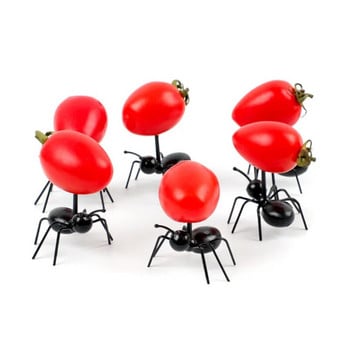 (12 τεμ.)-Πιρούνια ορεκτικών ζώων επαναχρησιμοποιήσιμα μυρμήγκια επιλογή τροφής, οδοντογλυφίδες φρούτων Επιδόρπιο πιρούνι για κοκτέιλ