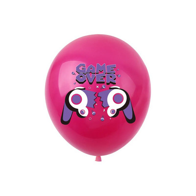 10 tk GAME ON Teemakomplekt Lateks õhupallibänner Palju õnne sünnipäevaks poisipoisi dušš Lemmikkaunistus MA MÄNGIN Ei kuule teid