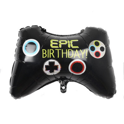 1 τμχ Χειριστήριο βιντεοπαιχνιδιών Αλουμινόχαρτο μπαλόνι Παιδικό πάρτι χώρο γενεθλίων προσωπικότητα στολισμός πάρτι Παιδικό παιχνίδι