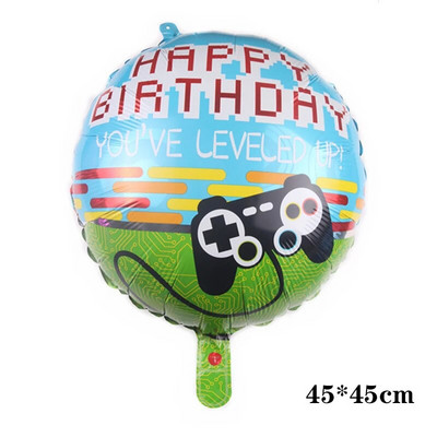 1 τμχ Χειριστήριο βιντεοπαιχνιδιών Αλουμινόχαρτο μπαλόνι Παιδικό πάρτι χώρο γενεθλίων προσωπικότητα στολισμός πάρτι Παιδικό παιχνίδι