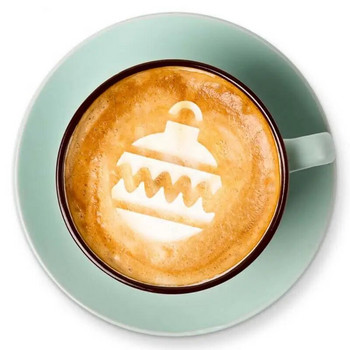 Φόρμα Cappuccino Μοναδική ανθεκτική και επαναχρησιμοποιήσιμη Βελτιώστε τις δεξιότητές σας στον Barista Εύχρηστη Δημιουργική Διακόσμηση κέικ καφέ Coffee Art