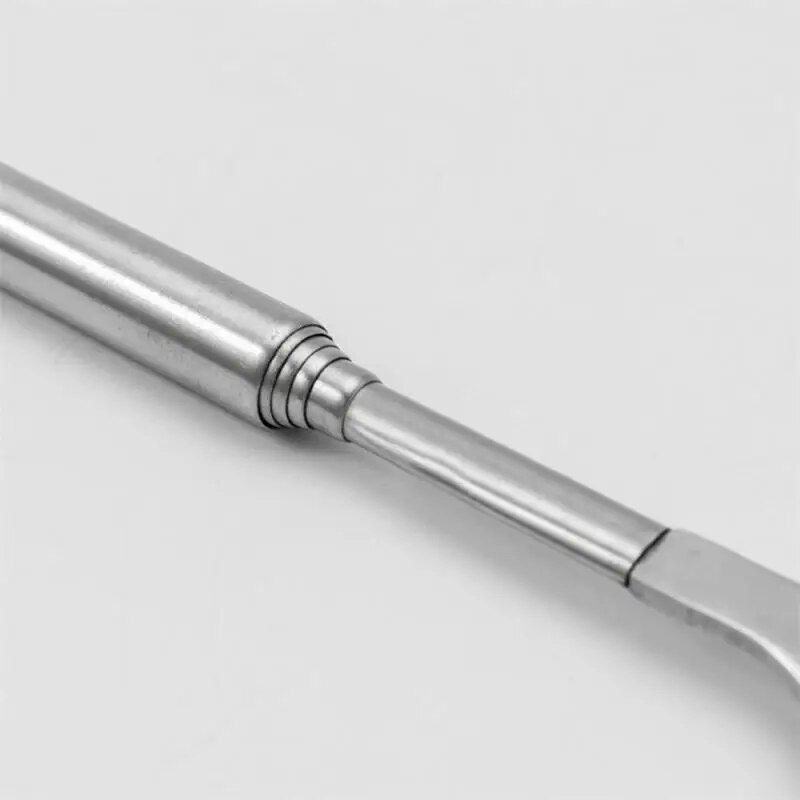 Ištraukiama šakutė nerūdijančio plieno vakarietiško stiliaus vakarienės vaisių desertas ilgos stalo įrankių šakutės teleskopinės ištraukiamos šakutės virtuvės įrankis
