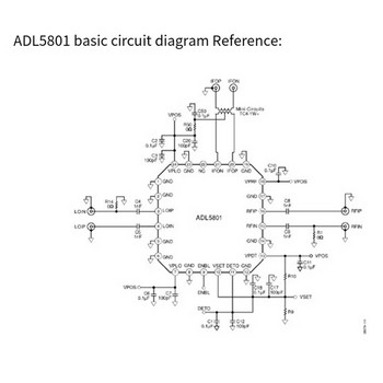 ADL5801 Високоефективен миксер Модул Активен миксер Даунмиксер 6 Ghz Миксер Многофункционален преносим модул Лесен за използване