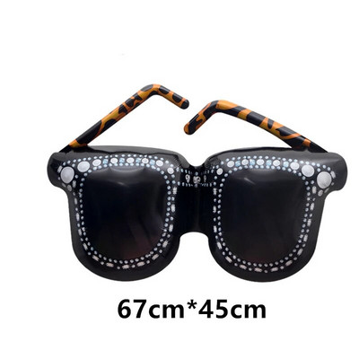 Rock and Roll léggömbök Videó Jegyzet Gitár Zenekar Mikrofon Boldog születésnapot Banner Party Dekorációk Zene Rádió Torta Topper Ballon