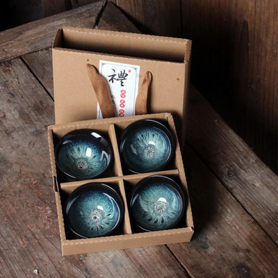 Kerámia porcelán teáscsésze tál teásedény június kemence Változó csiszolt színű homok arany máz Mesterkalap teáscsésze Kung fu teáskészlet csésze