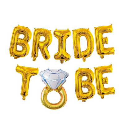 1 set balona za mladenku od ružičastog zlata Dekoracija za djevojačku večer Balon od ružičastog zlata s dijamantima baloni s konfetima za vjenčanje