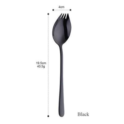 1 KOM 3 U 1 Kreativni dizajn Kuhinjsko posuđe Alati Od nehrđajućeg čelika Sporks Vilica za desert Žlica Rezanci Pribor za salatu Voće