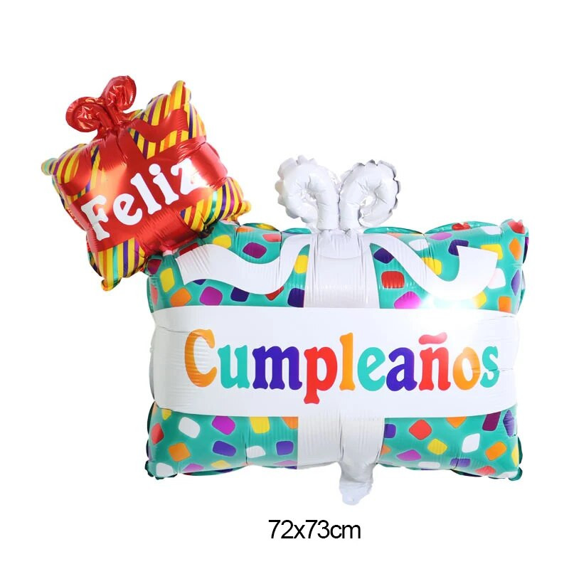 Цветни свещи Трислойно фолио за торта Балони Честит рожден ден Подаръчна кутия Парти декорация Детски играчки Baby Shower Надуваеми глобуси