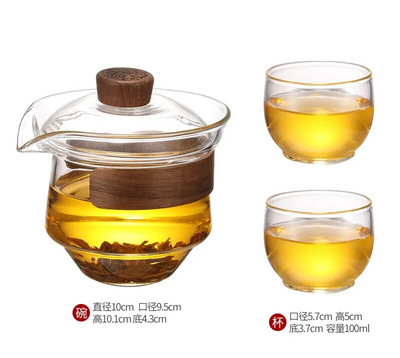 Stiklinis arbatinukas arbatinukas virdulys Kungfu arbatos rinkinio dangtelis Arbatos dubuo Arbatos gaminimo reikmenys Arbatos gaminimo įrankiai Arbatos indai Arbatinuko ir puodelių rinkiniai