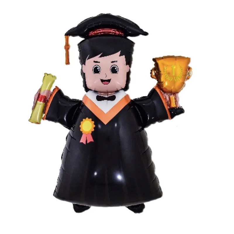 Големи балони за дипломиран доктор Големи поздравления за дипломиране Доктор Фолиев балон Празник на дипломирането Парти подарък