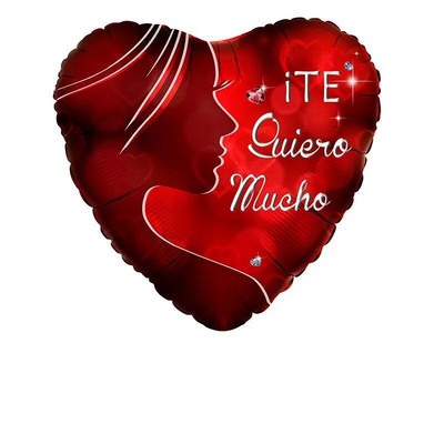 10 τμχ 18 ιντσών Te Amo Μπαλόνια με ισπανικό θέμα με αλουμινόχαρτο I Love You TE QUIERO MUCHO Μπαλόνι Καρδιά Γάμος Διακόσμηση για την Ημέρα του Αγίου Βαλεντίνου