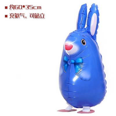 Заешка тема Фолиев балон Карикатура Животно с дълги уши Зайче Хелиев балон Декорации за парти за рожден ден за възрастни Деца Baby Shower Globos