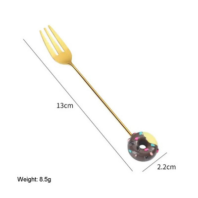 Nehrđajući čelik 430, slatka i zabavna, okrugla i glatka, kreativnog dizajna, funkcionalna i praktična žlica za miješanje, dar