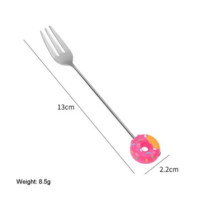 Nehrđajući čelik 430, slatka i zabavna, okrugla i glatka, kreativnog dizajna, funkcionalna i praktična žlica za miješanje, dar