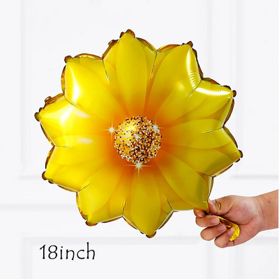 Розови цветя Фолиеви балони Подарък за Свети Валентин Рози Букет Балони Годишнина Булчинска стая Сватбени парти Декорации Детски играчки