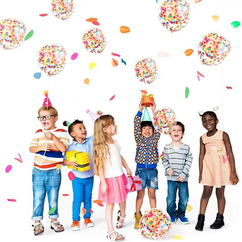 10db 12 hüvelykes babazuhany konfetti latex lufi esküvői kellékek születésnapi parti dekoráció léggömbök