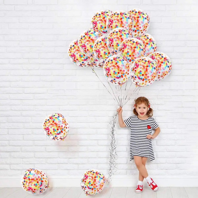 10db 12 hüvelykes babazuhany konfetti latex lufi esküvői kellékek születésnapi parti dekoráció léggömbök