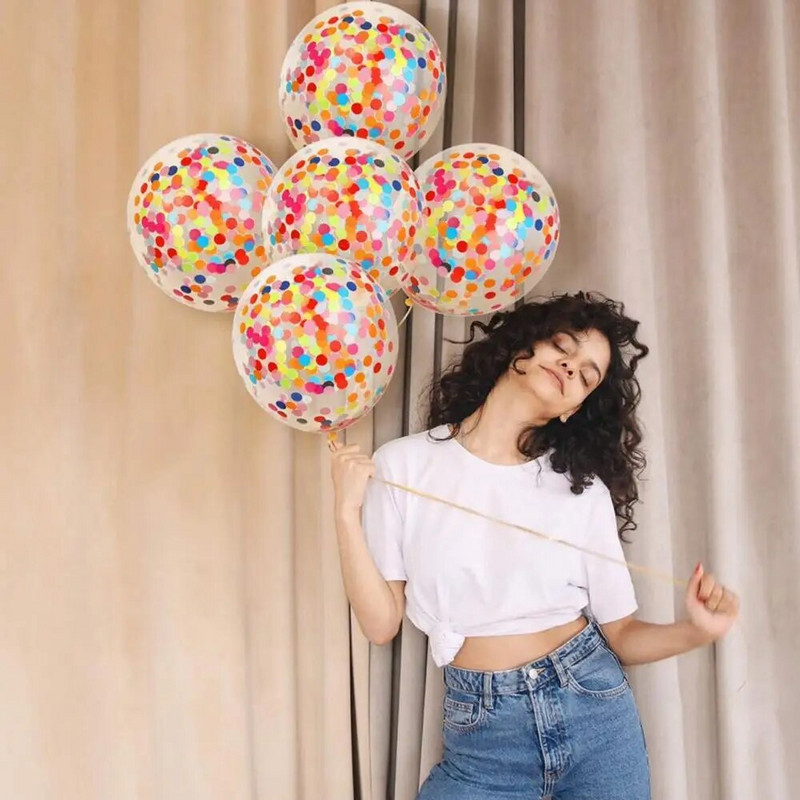10db 12 hüvelykes babazuhany konfetti latex lufi esküvői kellékek születésnapi parti dekoráció léggömbök