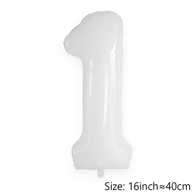 Baloane mari pentru tort de zi de naștere, cu urs de desene animate, număr de tort, balon din folie pentru baby shower, decorare pentru petrecerea de la mulți ani, accesoriu jucărie pentru copii