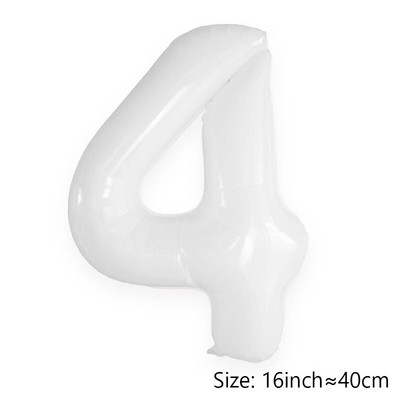 Baloane mari pentru tort de zi de naștere, cu urs de desene animate, număr de tort, balon din folie pentru baby shower, decorare pentru petrecerea de la mulți ani, accesoriu jucărie pentru copii