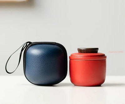 Putni Kung Fu Set za čaj Gaiwan Vanjski automobil Brza šalica Jedna posuda Jedna šalica Mini torba za nošenje Filter Posuda za šalicu čaja