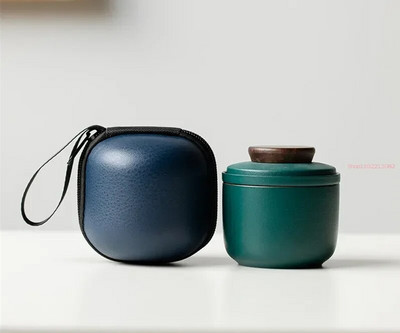 Putni Kung Fu Set za čaj Gaiwan Vanjski automobil Brza šalica Jedna posuda Jedna šalica Mini torba za nošenje Filter Posuda za šalicu čaja