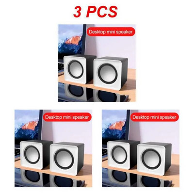 Kaasaskantav miniarvuti kõlar Juhtmega väikesed kõlarid Universaalne stereoheli koduarvuti lauaarvuti sülearvuti sülearvuti jaoks