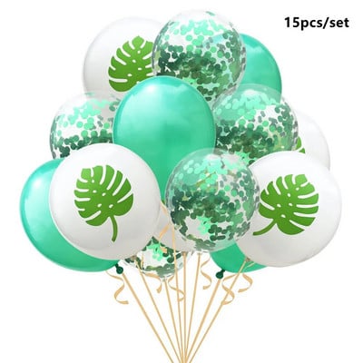 1 комплект розово фламинго балон розово злато балон рожден ден декорации за деца възрастни ананас палма латексови балони сватбен декор