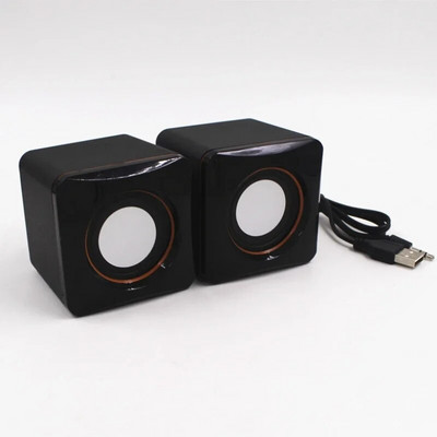 1 Pairs Mini Computer Speaker USB Wired Speakers Universal Stereo Sound Surround Loudspeaker For PC Laptop Notebook
