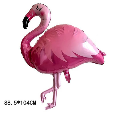 1 σετ Flamingo Donut Foil Balloon 18 ιντσών μπάλες καρδιάς 12`` latex Balloons Baby Shower Birthday Party Χαβάης Διακόσμηση