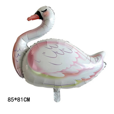 1 σετ Flamingo Donut Foil Balloon 18 ιντσών μπάλες καρδιάς 12`` latex Balloons Baby Shower Birthday Party Χαβάης Διακόσμηση