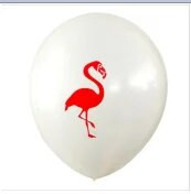 Baloane pentru petrecere cu flamingo roz de 12 inch Baloane gonflabile roz alb cu model Flamingo Baloane pentru ziua de naștere