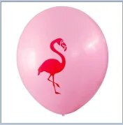 Baloane pentru petrecere cu flamingo roz de 12 inch Baloane gonflabile roz alb cu model Flamingo Baloane pentru ziua de naștere