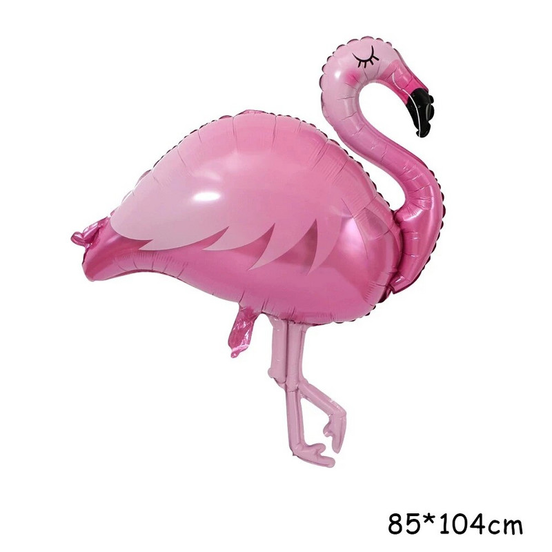 Milžiniškas flamingo folijos balionų rinkinys 30 colių rožinės spalvos balionai 1 2 3 4 5 6 7 8 9 metų mergaitės gimtadienio vakarėlis Baby Shower Decor Ki