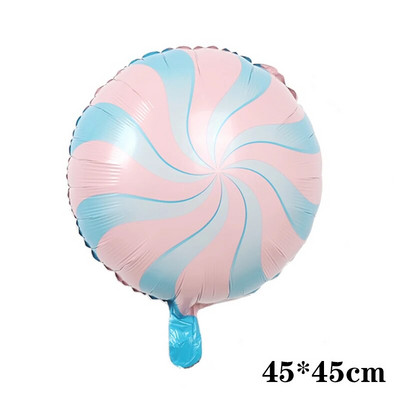 Цветни бонбони Понички Фолиеви балони Близалки Балони с хелий Бебешки празник Рожден ден Сватба Консумативи Коледна украса Ba