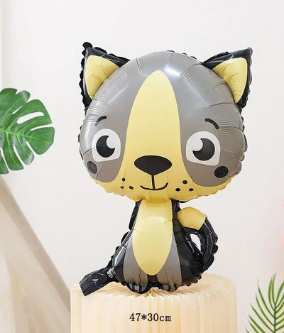 1db állati hélium léggömb aranyos mókus róka pingvin fólia lufi baba zuhany Boldog születésnapi parti díszek gyerekeknek léggömb