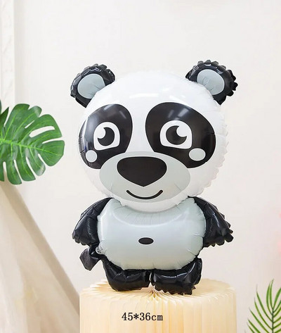 1db állati hélium léggömb aranyos mókus róka pingvin fólia lufi baba zuhany Boldog születésnapi parti díszek gyerekeknek léggömb