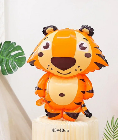 1db állati hélium léggömb aranyos mókus róka pingvin fólia lufi baba zuhany Boldog születésnapi parti díszek gyerekeknek léggömb