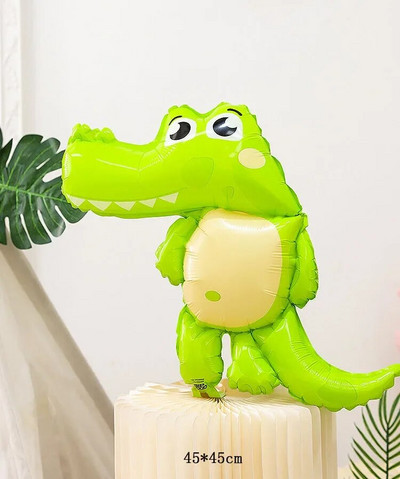 1db állati hélium léggömb aranyos mókus róka pingvin fólia lufi baba zuhany Boldog születésnapi parti díszek gyerekeknek léggömb