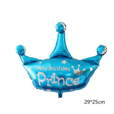 Γελοιογραφία Crown Cat Head Helium Balloon Foil Balloons Διακόσμηση για πάρτι γενεθλίων Παιδικά παιχνίδια Globos Event πάρτι