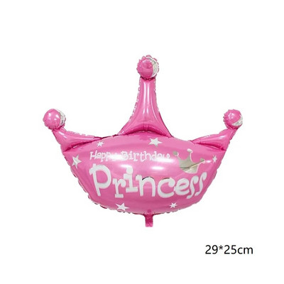 Γελοιογραφία Crown Cat Head Helium Balloon Foil Balloons Διακόσμηση για πάρτι γενεθλίων Παιδικά παιχνίδια Globos Event πάρτι