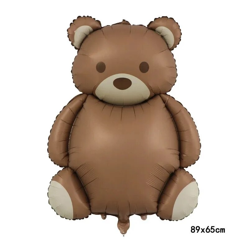 1 τεμ. Χαριτωμένο ματ μπαλόνι Rainbow Police Car Airplane Bear Γενέθλια Μπαλόνι Πάρτι Σκηνή Διακόσμηση Αλουμινένιο μπαλόνι