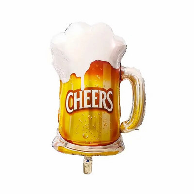 Sticlă de whisky Cupă de șampanie Baloane Decoratiuni pentru petrecerea de la mulți ani Copii Adulti Rege Nunta Baloane pentru petrecere