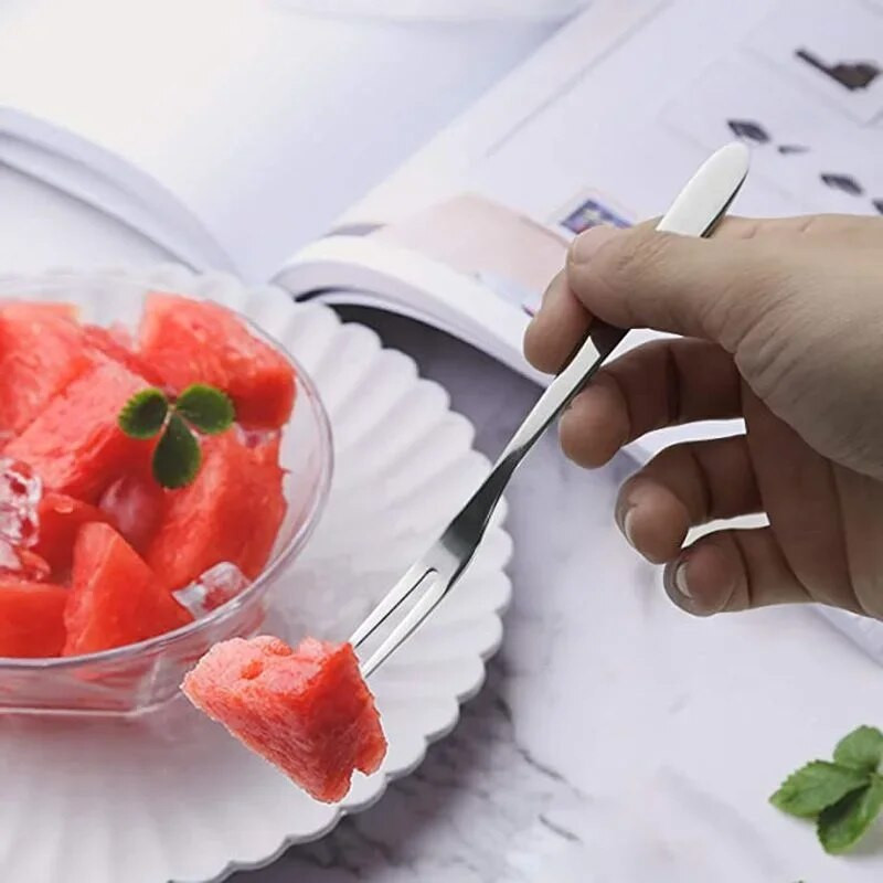 1/10kom Vilica za voće od nehrđajućeg čelika Mini vilica za kolače Desertna vilica za svijeće Western Food Mini vilica za kućnu kuhinju Pribor za jelo
