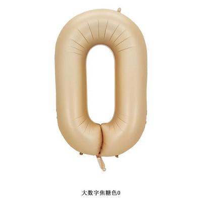 40 inch crem caramel culoare macaron număr balon 0 1 2 3 4 5 6 7 8 9 numere baloane baby shower petrecere aniversare nunta decor