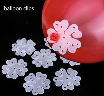 Κιτ λωρίδων με αλυσίδα με μπαλόνι για μπαλόνια Γιρλάντα DIY Διακόσμηση πάρτι γενεθλίων γάμου Κορδέλα με φόντο με σταθερό σημείο Αυτοκόλλητα