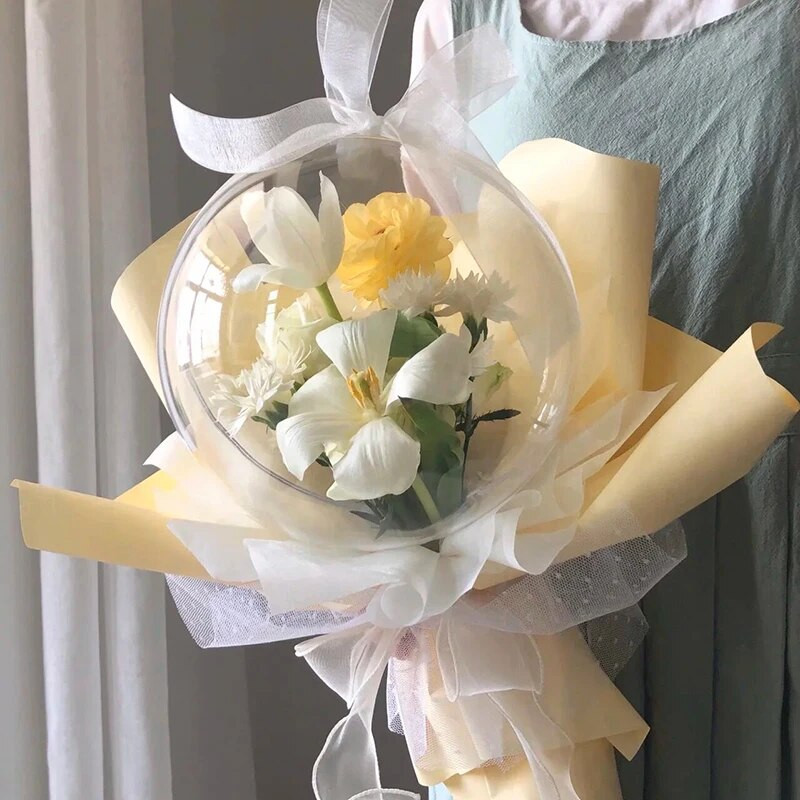 3/5 gab. 30 collu caurspīdīgi Bobo baloni, pildāmi balonu uzkodu dāvanu pušķis dzimšanas dienas kāzu dekoru dāvanu kastītei DIY caurspīdīgs balons