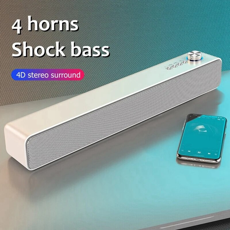 Prijenosni Sound Bar Računalni zvučnici PC/TV Sustav kućnog kina 4D Stereo Surround