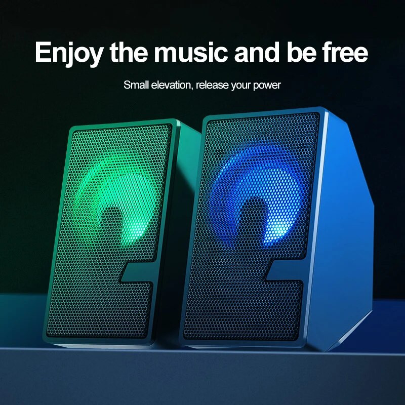 Házimozi rendszer ≥ 80 db Kettős teljes körű meghajtók Led színes lámpák USB tápegység Hangerőszabályzó audioeszköz mini hangszóró